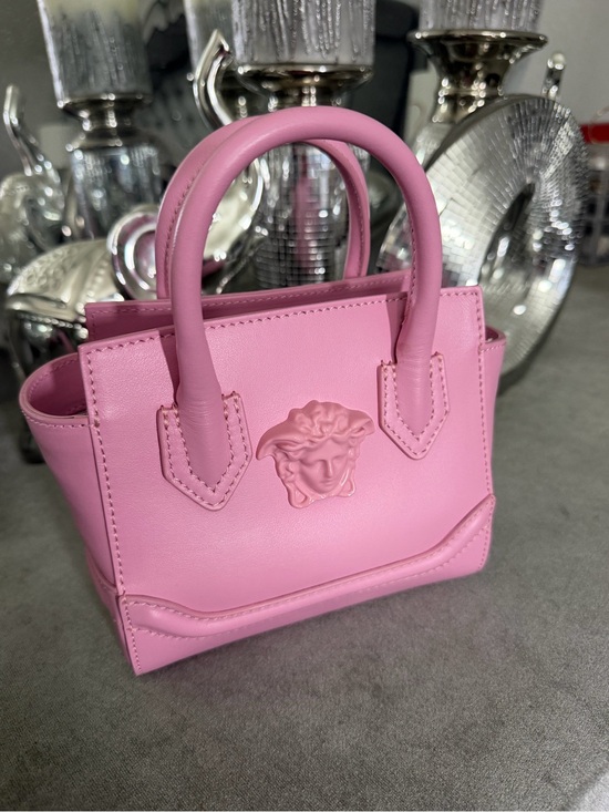 Versace Handbags - Versace Pink Mini Leather Tote